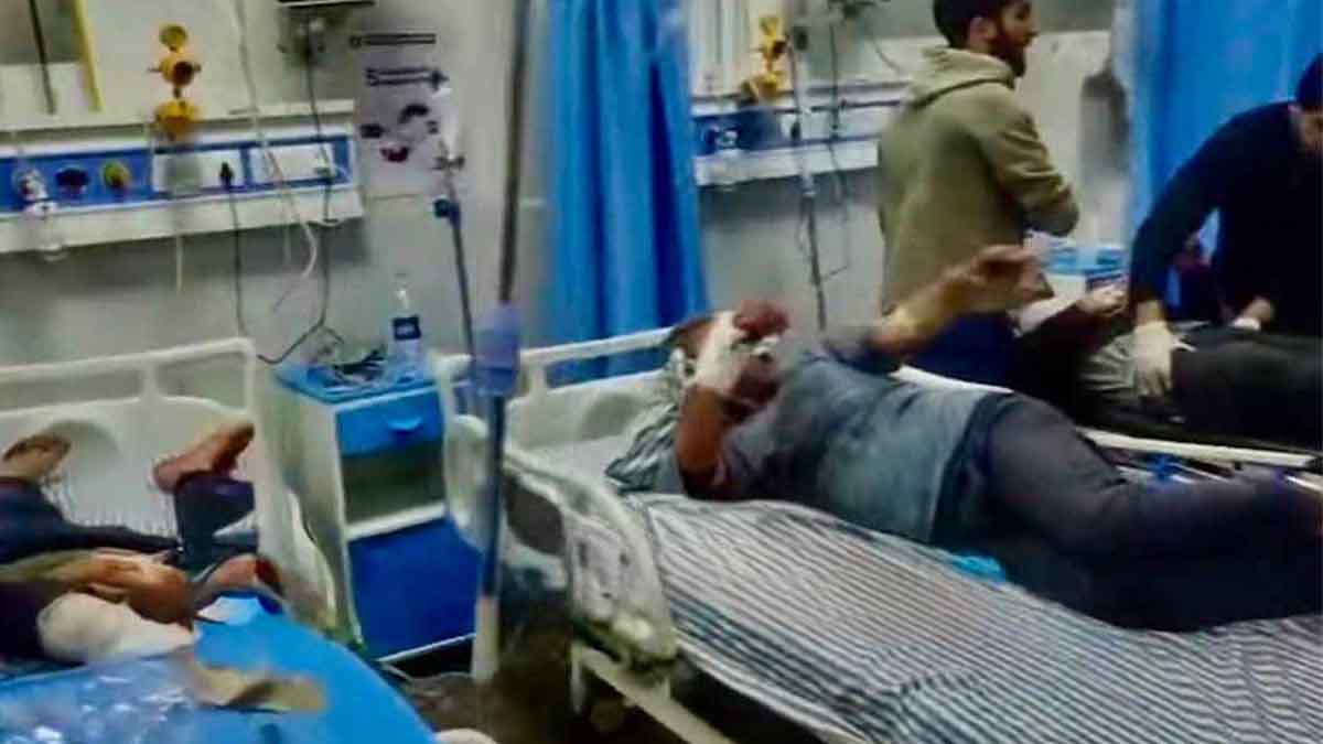 Blast in Srinagar Kashmir