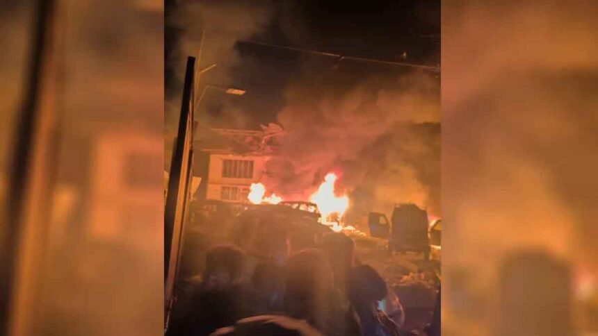 Blast in Srinagar Kashmir