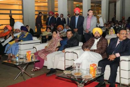 CM Mann and Kejriwal participated in the drone show