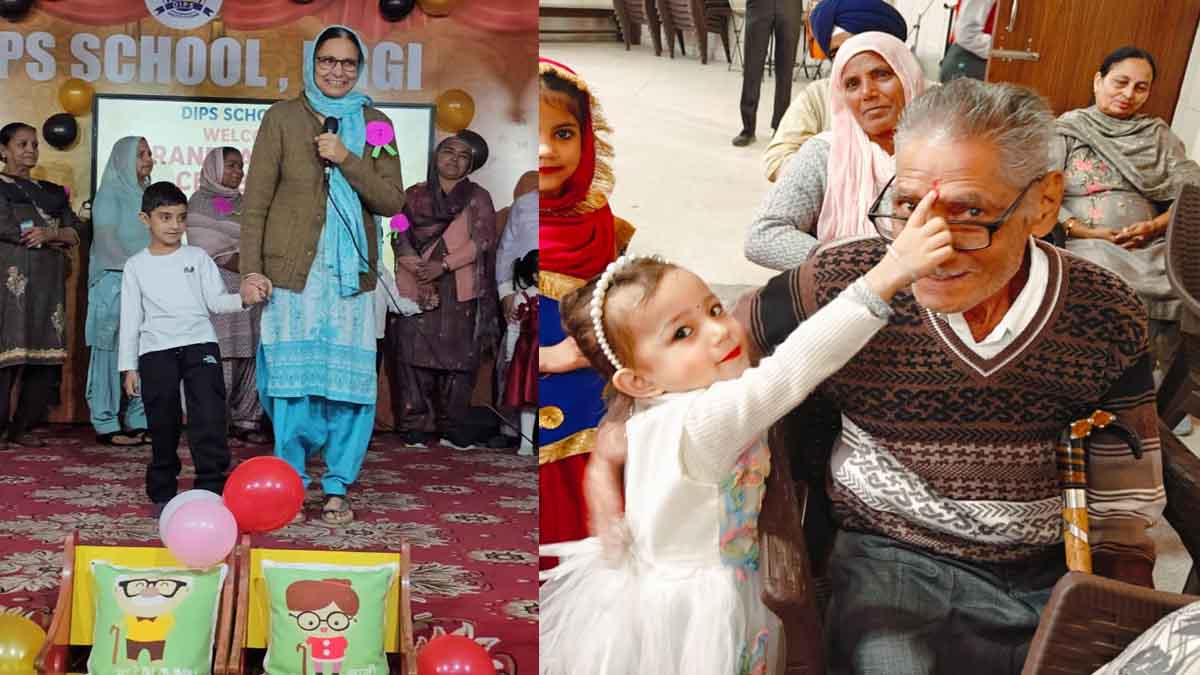 Dips celebrates the affection of grandparents