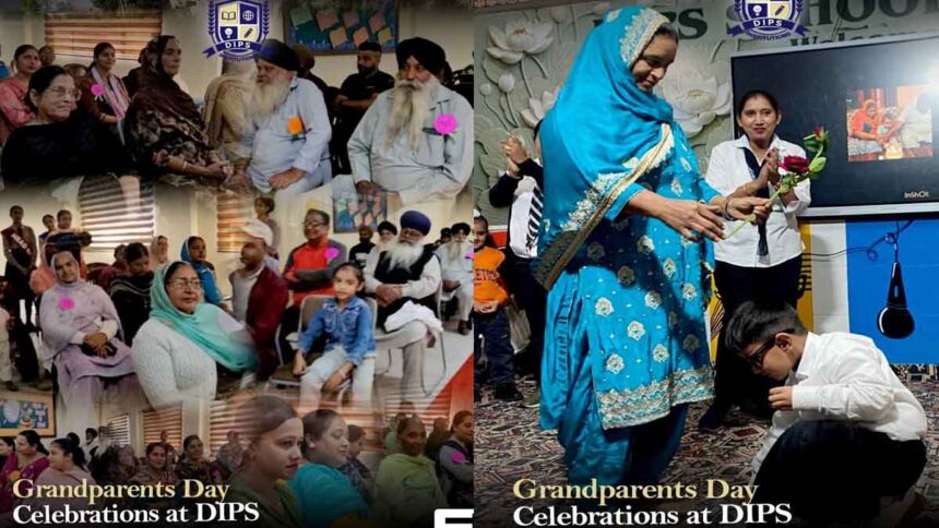 Dips celebrates the affection of grandparents