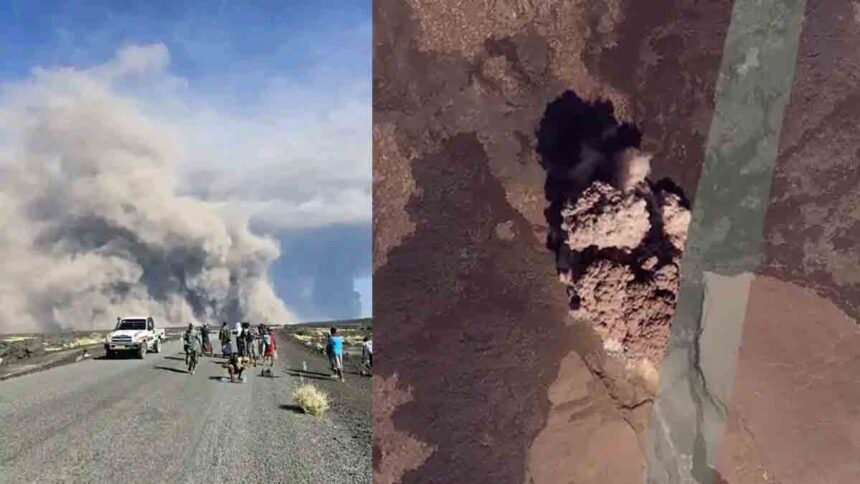 VAAC satellite assessments indicate that the ash cloud has crossed the Red Sea eastward, reaching Yemen and Oman. (Photo - Social Media)