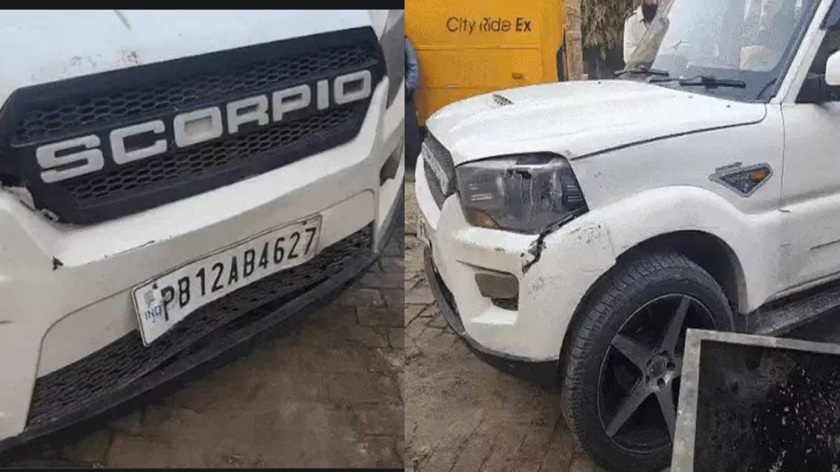 A Scorpio was damaged by the gunfire.