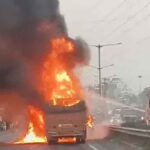 Vehicles Collide And Catch Fire In Pune