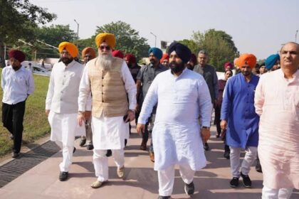 Construction of temporary assembly dedicated to the martyrdom day of Ninth Patshah