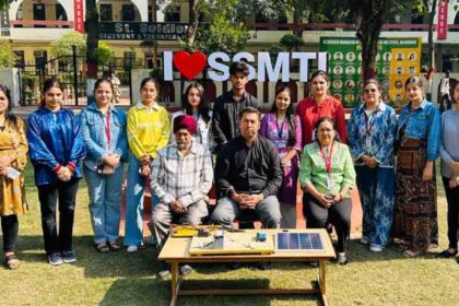 SSMTI students develop solar power charger