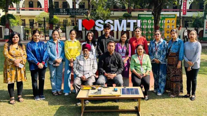 SSMTI students develop solar power charger