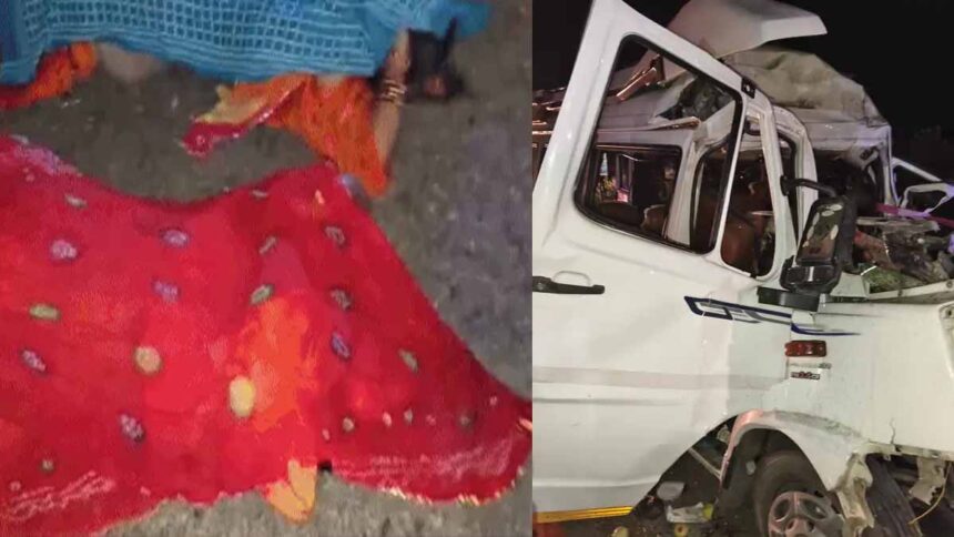 Tempo Traveller rams into parked trailer in Rajasthan