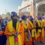 संगतों का बड़ा काफिला नगर कीर्तन के साथ श्री आनंदपुर साहिब के लिए हुआ रवाना