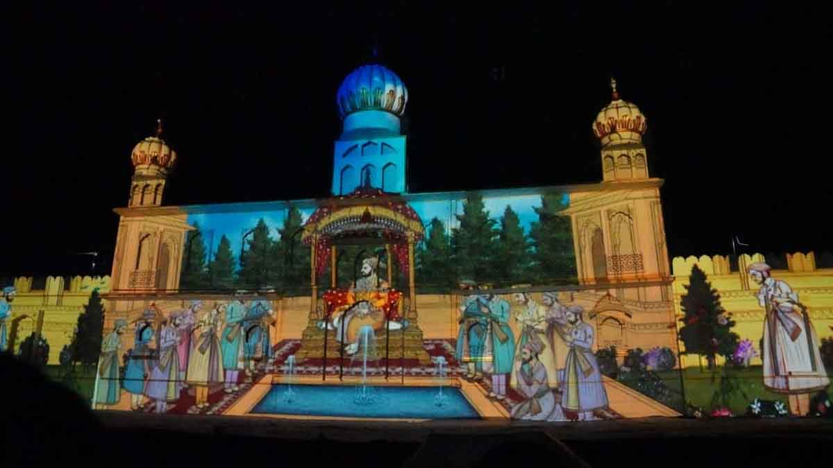 Preparations of light and sound show