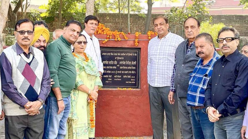 जालंधर सेंट्रल में रु 1.65 करोड़ के ग्रीन बेल्ट और सड़क निर्माण कार्यों की शुरुआत