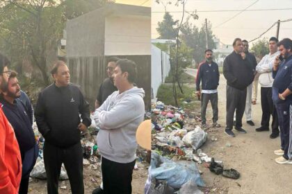 वार्ड 10 की बदहाल सफाई व्यवस्था पर नितिन कोहली और मेयर वनीत धीर की सख़्त संयुक्त कार्रवाई