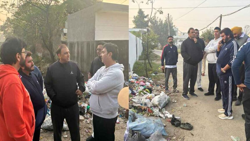 वार्ड 10 की बदहाल सफाई व्यवस्था पर नितिन कोहली और मेयर वनीत धीर की सख़्त संयुक्त कार्रवाई