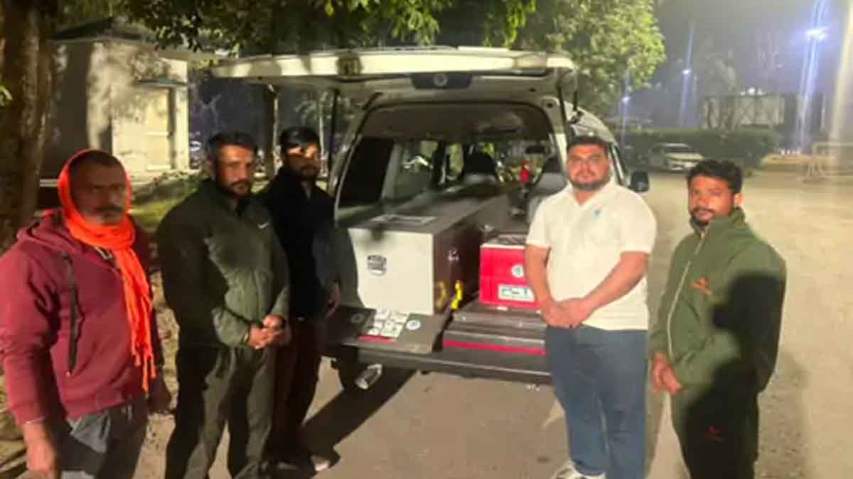 भारत लाया युवक का शव