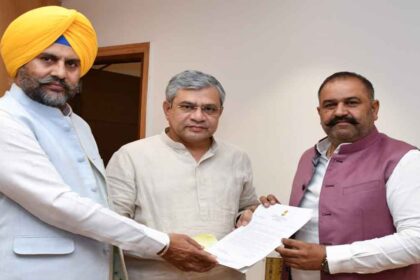 सुशील रिंकू ने रेलमंत्री अश्विनी वैष्णव से की मुलाकात