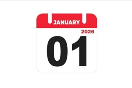 Changes From 1 January