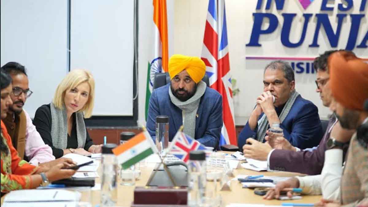 Punjab: मुख्यमंत्री ने पंजाब को UK के लिए निवेश हब के रूप में किया प्रस्तुत