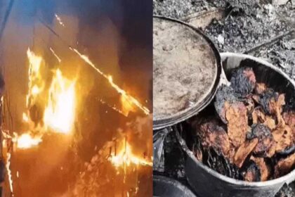 Fire breaks out at Laxmi Sweet Shop in Jalandhar