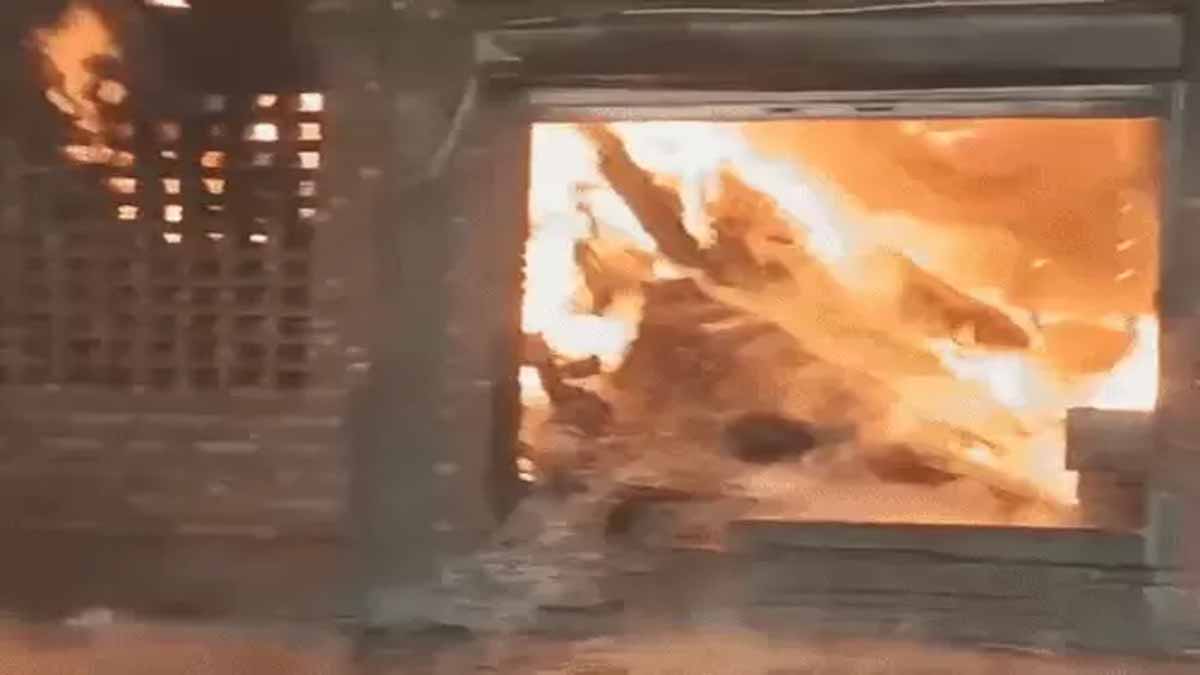 Fire breaks out at feed factory in Ludhiana