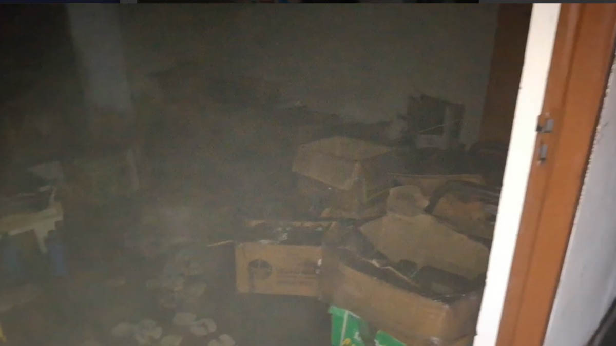 Fire broke out at the GST office