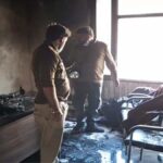 Fire broke out at the GST office