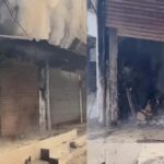 Fire in clothing store in Bhargav Camp Jalandhar