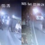 CCTV footage of the fight between toll workers and car riders at Ladowal Toll Plaza.