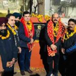 Mohinder Bhagat and Mayor Vineet Dheer inaugurated the development projects