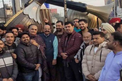 Mohinder Bhagat inaugurated the square in Jalandhar