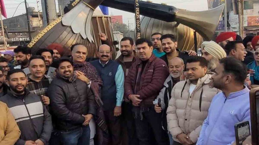 Mohinder Bhagat inaugurated the square in Jalandhar