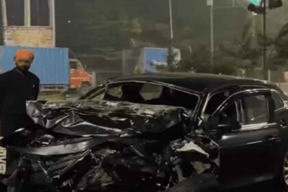 Road accident in Ludhiana