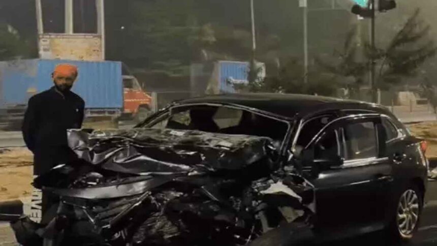 Road accident in Ludhiana