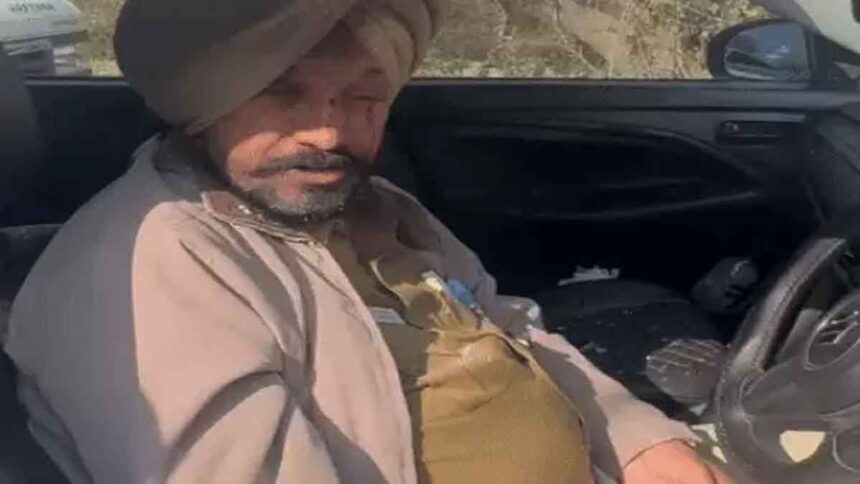 नशे में धुत ASI ने स्कूल बस समेत कई गाड़ियों को मारी टक्कर