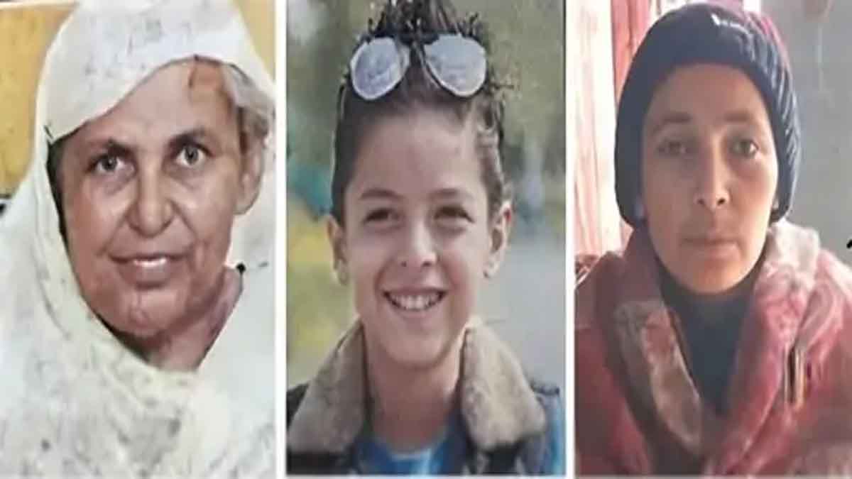 परिवार के तीनों सदस्यों की फाइल फोटो