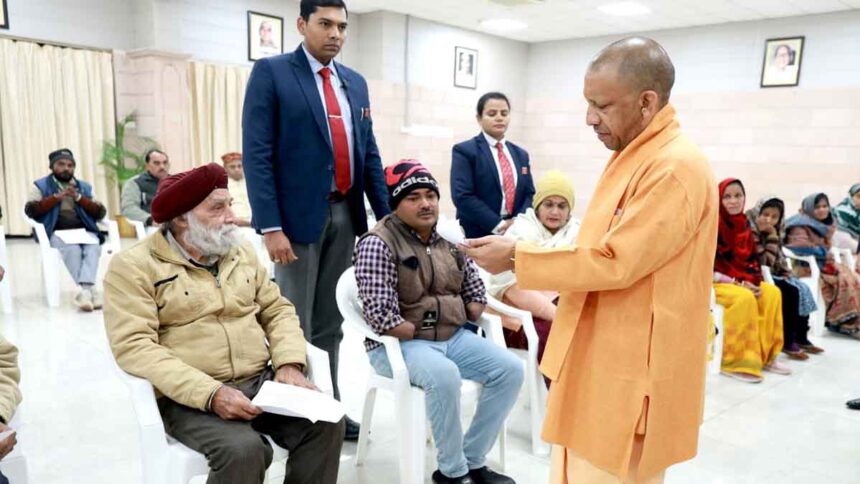 CM Yogi Listens to Grievances During Janta Darshan