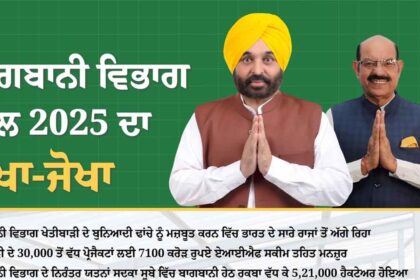 Punjab News: बागबानी विभाग खेतीबाड़ी के बुनियादी ढांचे को मजबूत करने में भारत के सभी राज्यों से रहा आगे- मोहिंदर भगत