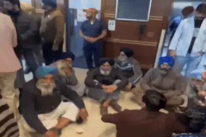 शहर के निजी अस्पताल के बाहर बड़ा हंगामा, अस्पताल पर महिला की डेड बॉडी गायब करने का आरोप