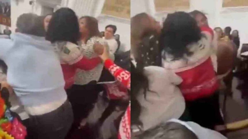 Mexico Parliament Fight