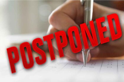 Exam Postponed