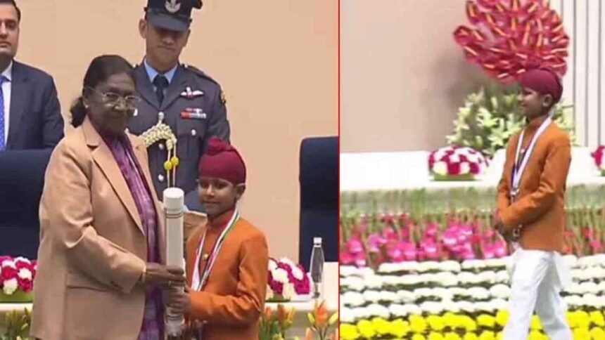 पंजाब के श्रवण सिंह को मिला राष्ट्रीय वीर बाल पुरस्कार