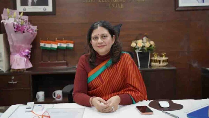 Anindita Mitra assumed charge as Chief Electoral Officer of Punjab