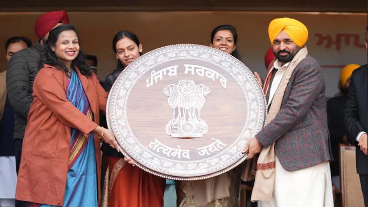 CM Mann in Hoshiarpur on Republic Day