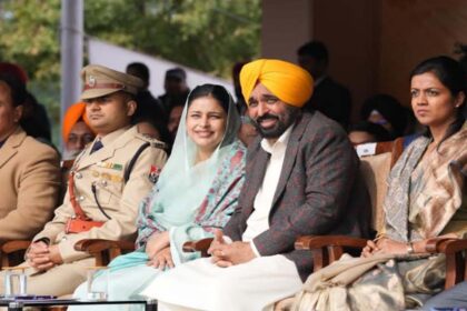 CM Mann in Hoshiarpur on Republic Day
