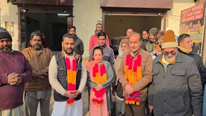 Congress councilor himself inaugurated the new sewerage