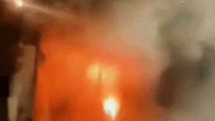 Fire in Wine Shop Jalandhar