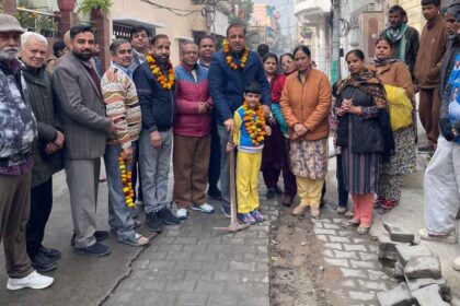 नितिन कोहली ने वार्ड नंबर 29 में विकास कार्यों को दी नई गति