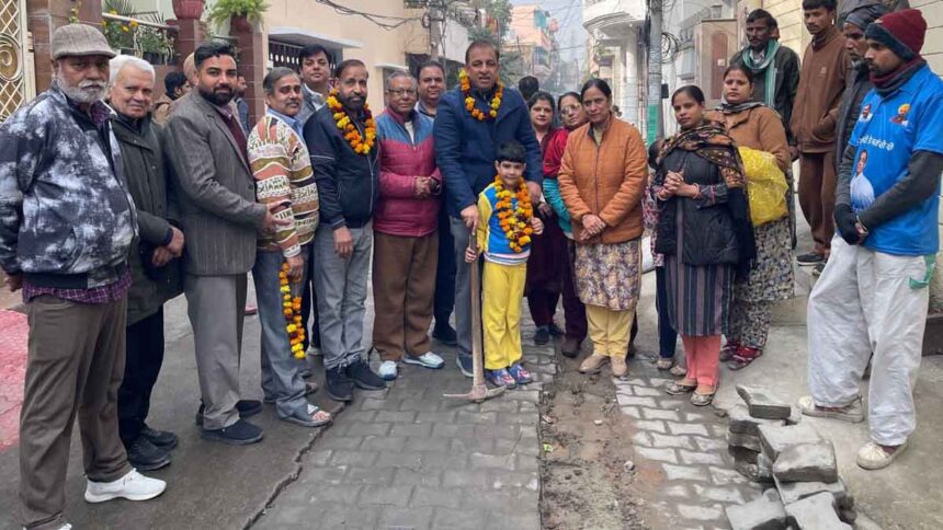 नितिन कोहली ने वार्ड नंबर 29 में विकास कार्यों को दी नई गति