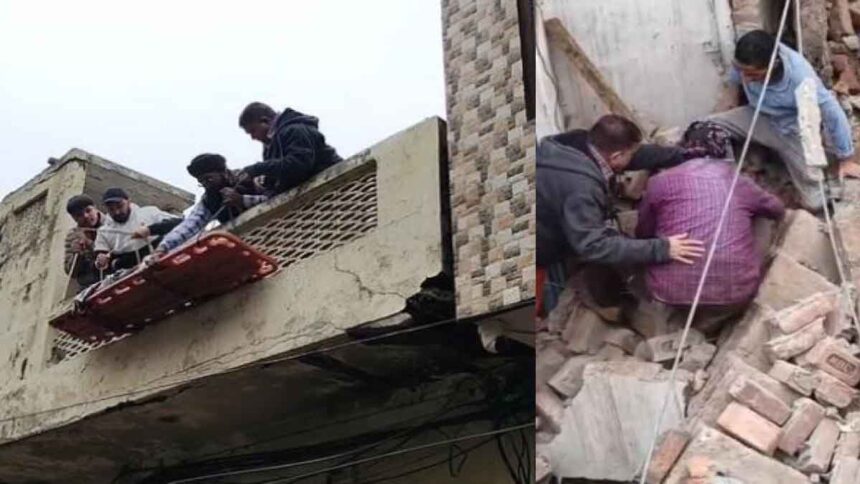 अमृतसर में निर्माणाधीन मकान का गिरा लेंटर