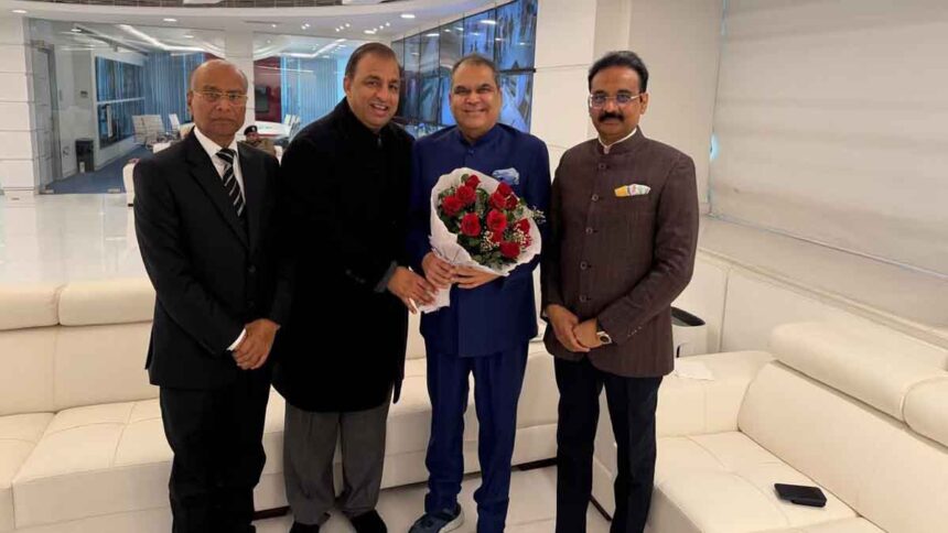 नितिन कोहली ने स्थानीय निकाय मंत्री संजीव अरोड़ा से की मुलाकात