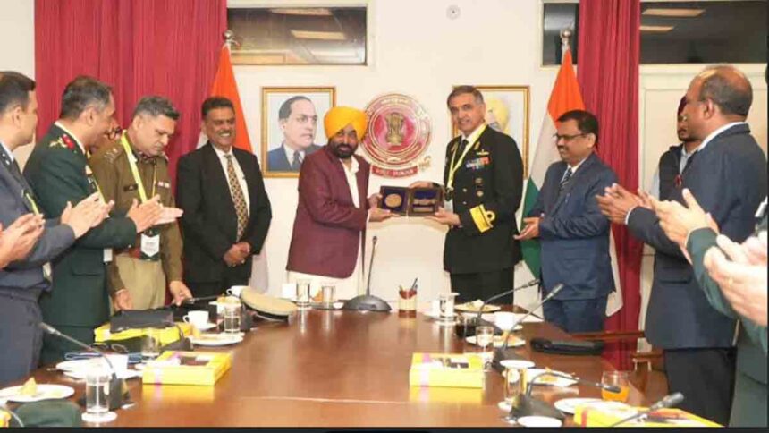 Delegation from the National Defence College visited Punjab and met CM Mann